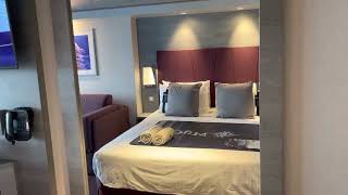 Review of aft cabin 14286 on MSC Grandiosa. This was a sailing from Copenhagen to Barcelona 9-7-22.