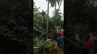 Ropes cut off 😱😱  Bungee Jumping Trampoline  part 3