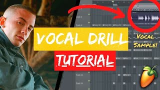 I made an Crazy Vocal Drill Beat for ArrDee, Aitch, ...  (FL STUDIO TUTORIAL)