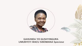 Umuhango wo guherekeza no gushyingura umubyeyi wacu SIBOMANA Speciose i Kageyo - Gicumbi