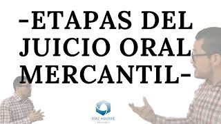 Etapas del Juicio Oral Mercantil