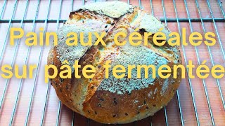 PAIN AUX CÉRÉALES SUR PF (pâte fermentée)