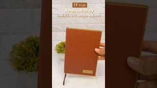 Notebook Diary Golden Border H1035