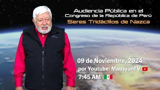 Audiencia Pública sobre los Seres Tridáctilos de Nazca ¡No te la pierdas!