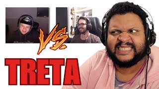 🚨TRETA🚨 FALEI MAIS DO QUE DEVIA! TRETA ILHA DAS LENDAS VS ILHA DO CONGO! - REACT