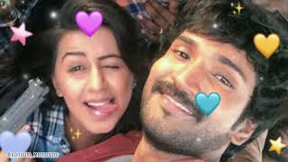 Aadhi & Nikki Galrani WhatsApp Status 👫🏻💍 | Aadhi Nikki Engagement | Nee Kavithaigala Status | #fyp