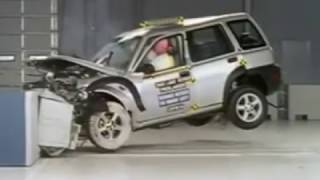 358. 1998-2006 Land Rover Freelander moderate overlap crash test