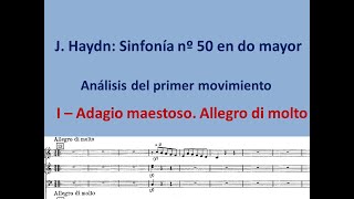 J. Haydn. Sinfonía nº 50 en do mayor. Análisis del primer movimiento.