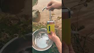 Portable Water Filter and Pump#gadgets #campingtools #campinggadgets #tools #viral #trending