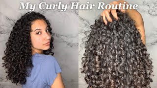 MY CURLY HAIR ROUTINE