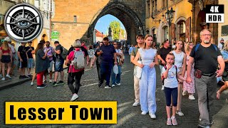 Prague Lesser Town Walking Tour of Wallenstein Garden 🇨🇿 Czech Republic 4k HDR ASMR