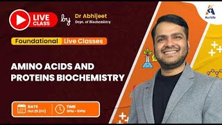 90 Days University ProffFinal Mastery  Biochemistry Live Class on Protien chemistry 1by Dr. Abhijeet