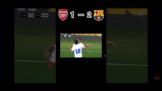 When Arsenal showed Barcelona Levels 🥶 #arsenal #youtubeshorts #foryoupage  #football