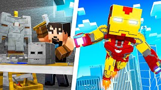 A ORIGEM DO HOMEM DE FERRO no MINECRAFT!