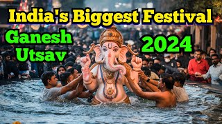 Ganpati Visarjan 2024 | India's Biggest Festival | Lalbaugcha Raja &Chintamani's Visarjan #rizwanali