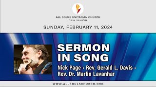 'SERMON IN SONG' - Nick Page, Rev. Gerald L. Davis, and Rev. Dr. Marlin Lavanhar