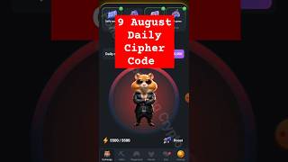 9 august hamster daily cipher code | today's  hamster Kombat daily morse code 9 august