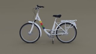 City Bicycle 3D Model