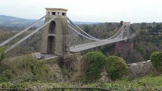 Bristol City Walk in 4K | Walking Across The Clifton Suspension Bridge in 4K