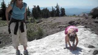 Angeline's First Snow - Mt. Hood, Oregon