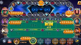 Teenpatti Master Car Roulette 15× win | Car Roulette Low amount gameplay | tips and tricks