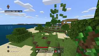 Minecraft: jugando en una isla en el oceano#2