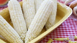 Jamie's sweet and easy corn on the cob