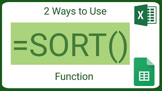 HOW to use SORT function with Multiple Conditions in Google Sheets | Excel Formulas and Functions