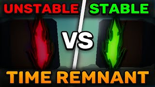 UNSTABLE Time Remnant VS Normal Time remnant | Peroxide