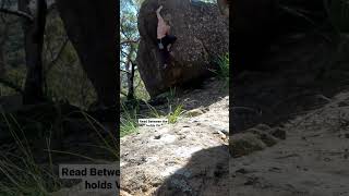 Read Between the Holds V6 - Sierra Road #sydney #bouldering #climbing #rockclimbing