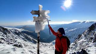 Muntii Fagaras Iarna - Varful Negoiu