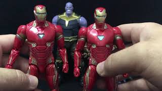 Marvel Legends First 10 Years Infinity War MCU Thanos Iron Man Dr. Strange 3 Pack