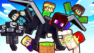 10 AMIGOS VIRAM MOBS em APENAS um BLOCO no Minecraft