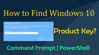 How to Find Product Key on My Windows 10 and Windows 11? @pcguide4u