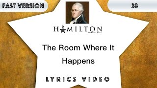 28 episode: Hamilton - The Room Where it happens [Music Lyrics] - 3x faster