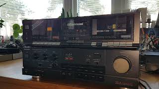 Technics SU-V55A Beautiful vintage integrated amplifier RS-B11W cassette deck *original tune* 80s