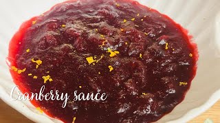 HOMEMADE CRANBERRY SAUCE| EASIEST RECIPE BY ASMA AZEEM