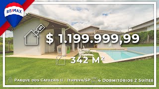 Casa com 4 dormitórios à venda, 342 m² por R$ 1.199.999,99 - Parque dos Cafezais II - Itupeva/SP