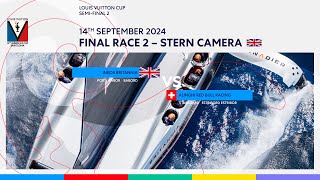 Louis Vuitton Cup Semi-Final Race 4 Port Entry Stern Camera - INEOS Britannia