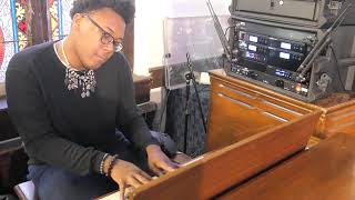 IMPROV! Working on organ after today's church service! Gotcha Now - Cory Henry