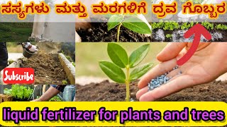 ದ್ರವರೂಪದ ಗೊಬ್ಬರ ಬಗ್ಗೆ ಮಾಹಿತಿ 👇 liquid fertilization👆 #drip #dripirrigation #farming #agriculture