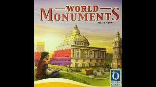 Играем в настольную игру World Monuments (Всемирные памятники архитектуры)