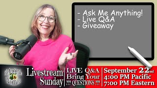 Sunday Live 7PM Eastern Ask Me Anything! Giveaway!