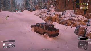 SnowRunner Gameplay 7 : Driving HUMMER H2.