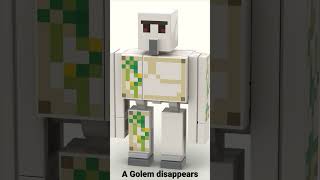 Lego Minecraft: An Iron Golem disappears - Animation