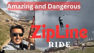 I went zip lining for the first time! Amazing ride, try it #soomro97 #zipline #travel #ride #amazing