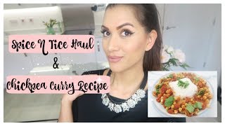 Chickpea Curry Recipe & Spice N Tice Haul | Olivia Elise