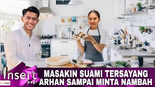 Lagi Masak!! Nikmatnya Masakan azizah Bikin arhan  Tak Henti Makan Terus, ibu arhan Ikut Senang