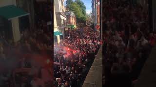 About 20.000 Colonia fans in London - Arsenal vs Colonia 14/09/2017 UCL