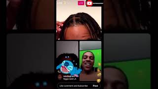 CBLU MOCKS SHA GZ ON LIVE "YOU EVER BEEN OUT THE COUNTRY?"✈️